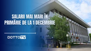 Salarii mai mari în Primărie de la 1 decembrie [upl. by Atiuqcaj]