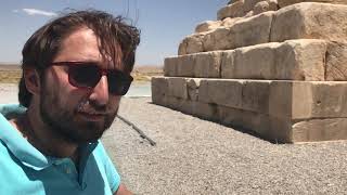 Alexander the Great pays a visit to the tomb of Cyrus the Great in Pasargadae Iran [upl. by Annaitat]