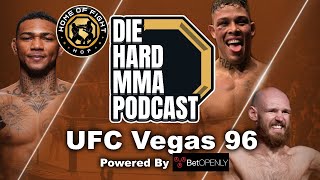 UFC Vegas 96 Jared Cannonier vs Caio Borralho  The Die Hard MMA Podcast UFC Vegas 96 [upl. by Arihppas]