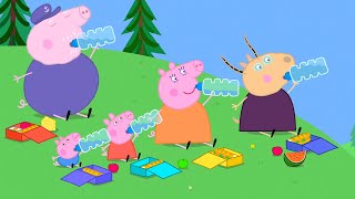 Picnic at the Fun Run 🥪 🐽 Peppa Pig and Friends Full Episodes [upl. by Amsden]