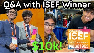 Meet ISEF 2023 Grand Prize Winner Rishabh Ranjan and Gopal Tadinada [upl. by Foote]