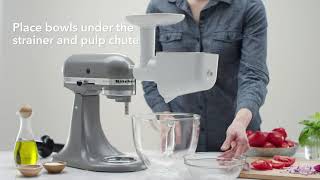 KitchenAid Pürieraufsatz How to [upl. by Enomys712]