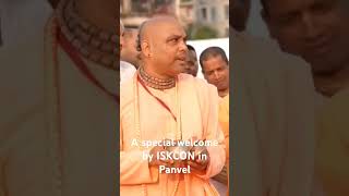 A special welcome by ISKCON in Panvel [upl. by Colette]