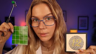 ASMR Focus Coordination amp Color Blind Vision Test RP  Medical RP [upl. by Acceber73]