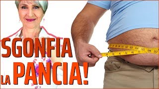 SGONFIA la PANCIA SUBITO con 7 TRUCCHI SPECIALI [upl. by Aniratac238]