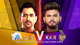 TATA IPL 2022 CSK v KKR  The rivalry resumes on opening day [upl. by Enaillil]