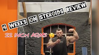 TESTOSTERONE MASTERON amp ANAVAR REVIEW 4 WEEKS LATER UK BODYBUILDER [upl. by Westfall]