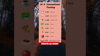 168 intermittent fasting health weightloss healthtips shortvideo [upl. by Map939]