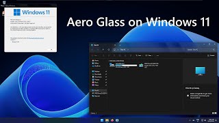 Aero Glass on Windows 11 [upl. by Albin547]