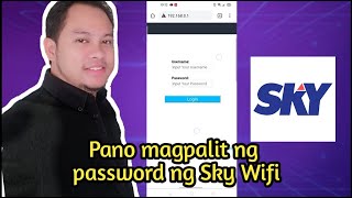 How to change Sky fiber password 2021  Rod Rica Viray [upl. by Eartha881]