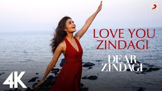 Love You Zindagi  4K video  Dear Zindagi  Alia Bhatt  Shah Rukh Khan  Jasleen Royal  Amit T [upl. by Ahtimat139]