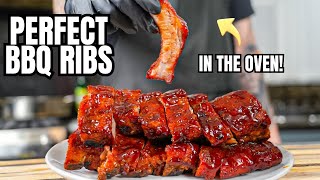 The Secret to PERFECT Ribs in the OVEN Juicy and Delicious Oven Baked BBQ Ribs Recipe [upl. by Akerdal517]