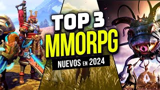 Los 3 mejores Nuevos MMORPG de 2024 [upl. by Ybeloc]