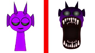 Incredibox Sprunki Normal Versions Vs Parasite Versions [upl. by Nosaj]