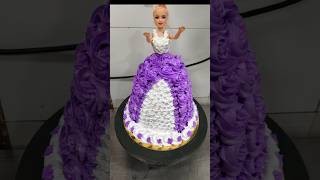 Barbie doll cake cakedecorating youtubeshorts trending shortvideo cake oasis [upl. by Rosalba]