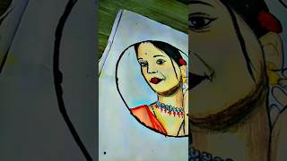 😍 Subscribers drawing 😍 ॥ସାଧବ ବୋହୂ କୁ ମାଟି ଭଲ ପାଏ ଯେତେ॥ shorts drawing art odia odisha [upl. by Tyne]