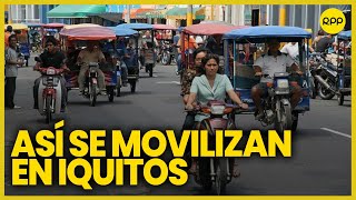 Motos y mototaxis son los principales medio de transporte en Iquitos [upl. by Marks]