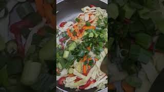 Longevity Noodles cooking healthy healthyfood dietitian chinesenewyear vegetables homemade [upl. by Suedaht]