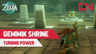 How to Do Gemimik Shrine in Zelda Tears of the Kingdom  Turbine Power [upl. by Marv]