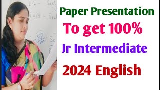 Paper Presentation in the board Exam Jr Intermediate English [upl. by Ibrahim]