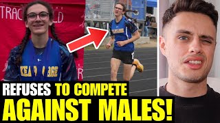 Trans Athlete PANICS Over BAN From Female Sports REFUSING To Compete Against Boys [upl. by Einavoj]