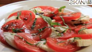 Tomate mozarella recette tomate  salade HD [upl. by Eerac]