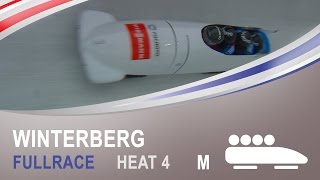 Winterberg  4Man Bobsleigh Heat 4 World Championships 2015  IBSF Official [upl. by Ahselef]