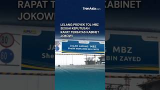 Bahan konstruksi berubah lelang proyek tol MBZ sesuai keputusan rapat terbatas kabinet Jokowi [upl. by Yam]