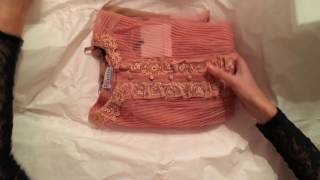 Red Valentino pink elegant dress REVIEW  Italian fashion haute couture [upl. by Marya]