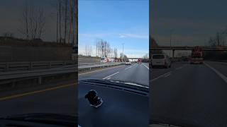 Highway driving to Oslo bulk tank truck bond to south short shorts [upl. by Aaronson708]