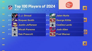 What stands out from Nos 1120 of NFL Top 100 players of 2024  GMFB [upl. by Pretrice]