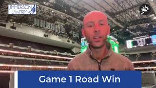 Lets talk about a road Game 1 victory in Big D [upl. by Joed]