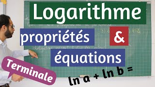 LOGARITHME  Propriétés et équations [upl. by Essyle]