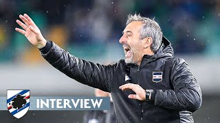 Hellas VeronaSampdoria Giampaolo «Un punto che ci dà forza» [upl. by Eras843]