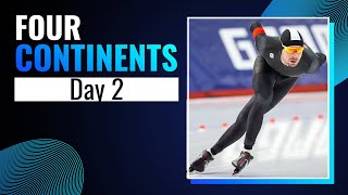 Day 2 Four Continents Championships  Hachinohe 2025  SpeedSkating [upl. by Anilorak]