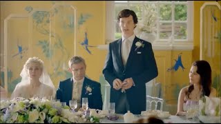 Sherlocks Best Man Speech Without Music Sherlock [upl. by Joel525]