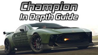 GTA Online Dewbauchee Champion In Depth Guide The First Armored Super Car [upl. by Varin327]