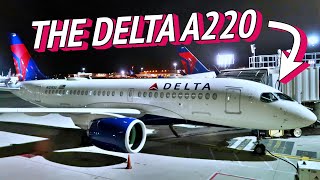 Flying Deltas A220100 from Boston to Detroit [upl. by Nelag]