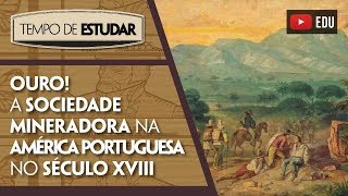 Ouro A sociedade mineradora na América Portuguesa no século XVIII  Tempo de Estudar  História [upl. by Suirtemed523]