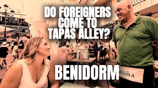 We Spoke To The Bars In Benidorms Tapas Alley  Spain 2024 Summer Food  4K [upl. by Eelahs]