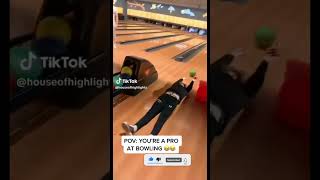 houseofhighlights 😂🔥 via Sjoerd Deuling  Teunling bowling sports friends challenge [upl. by Schrader]