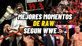 LOS MEJORES MOMENTOS DE RAW SEGUN WWE  BOSS LUCHA LIBRE [upl. by Cirek764]