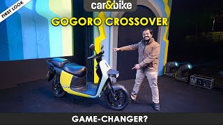 Gogoro Crossover is here  will it kickstart Indias batteryswap revolution  First Look [upl. by Atteras357]