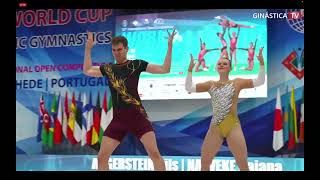 GERMANY GER  2024 AEROBICS WORLD CUP CANTANHEDE  Mixed pair Qualifications MP [upl. by Nissensohn]