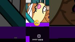 Poor Sandy 😥😥😭😭😭  duckygames7540  Bouncing Square spongebob [upl. by Aitnis]