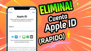 ⚡Cómo QUITAR la cuenta de Apple ID de cualquier iPhone o iPad sin Contraseña Eliminar Apple ID 2021 [upl. by Ellinej]