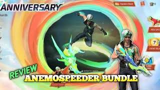 REVIEW ANEMOSPEEDER BUNDLE  FREE FIRE BATTLEGROUND INDONESIA [upl. by Ahtibbat]