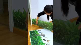 Interior decoration 3D wall stickers Selfadhesive wallpaper waterproof and oilproof3d part 58 [upl. by Tann]