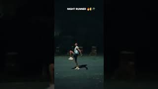 Runner boy Night runner ⭐ motivation viralvideo [upl. by Arelc]