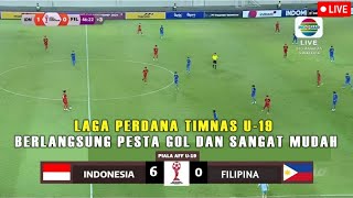 🔴 LIVE INDOSIAR INDONESIA U19 VS FILIPINA U19  LAGA PERDANA Piala AFF U19 2024 [upl. by Gainer631]